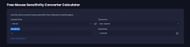Sensitivity conversion (Image via Aiming.pro)